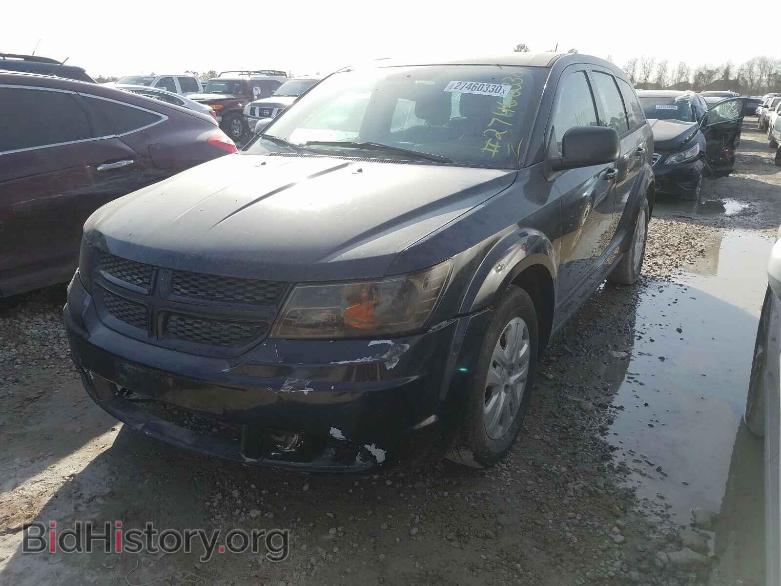 2013 DODGE JOURNEY - VIN: 3C4PDCAB7DT695168 - Фото 2