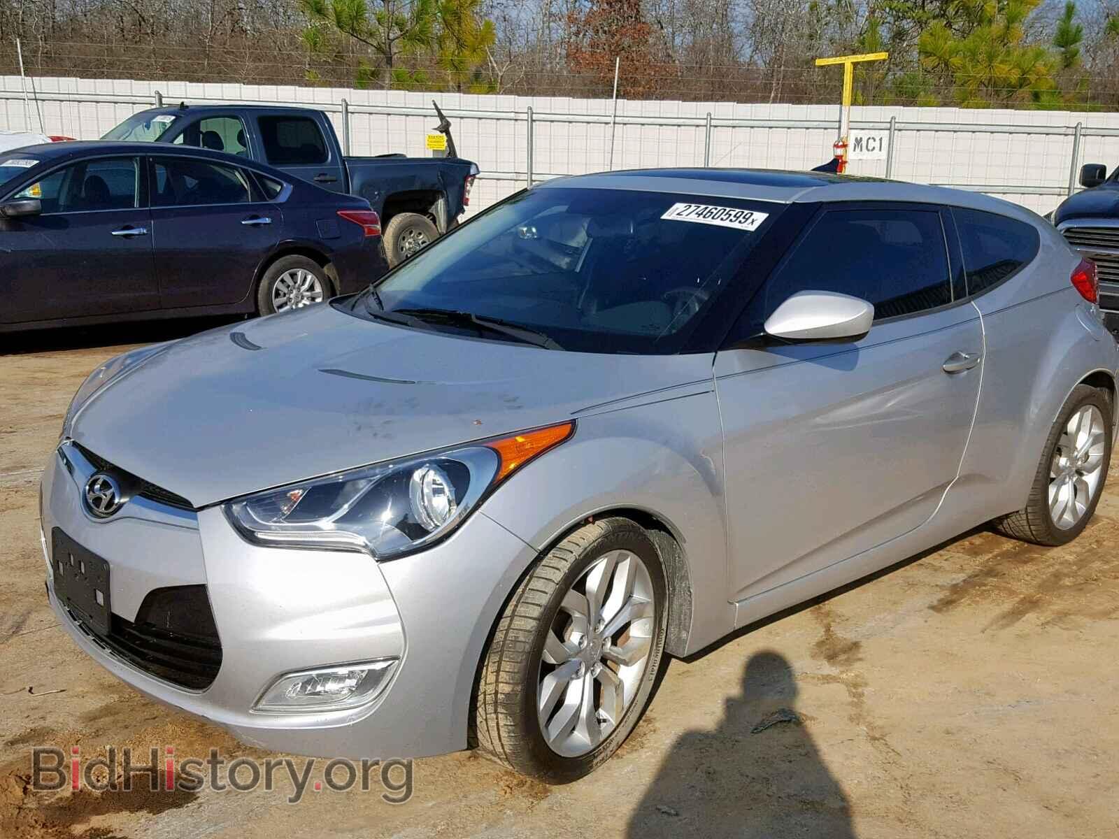 2012 HYUNDAI VELOSTER - VIN: KMHTC6AD0CU028429 - Фото 2
