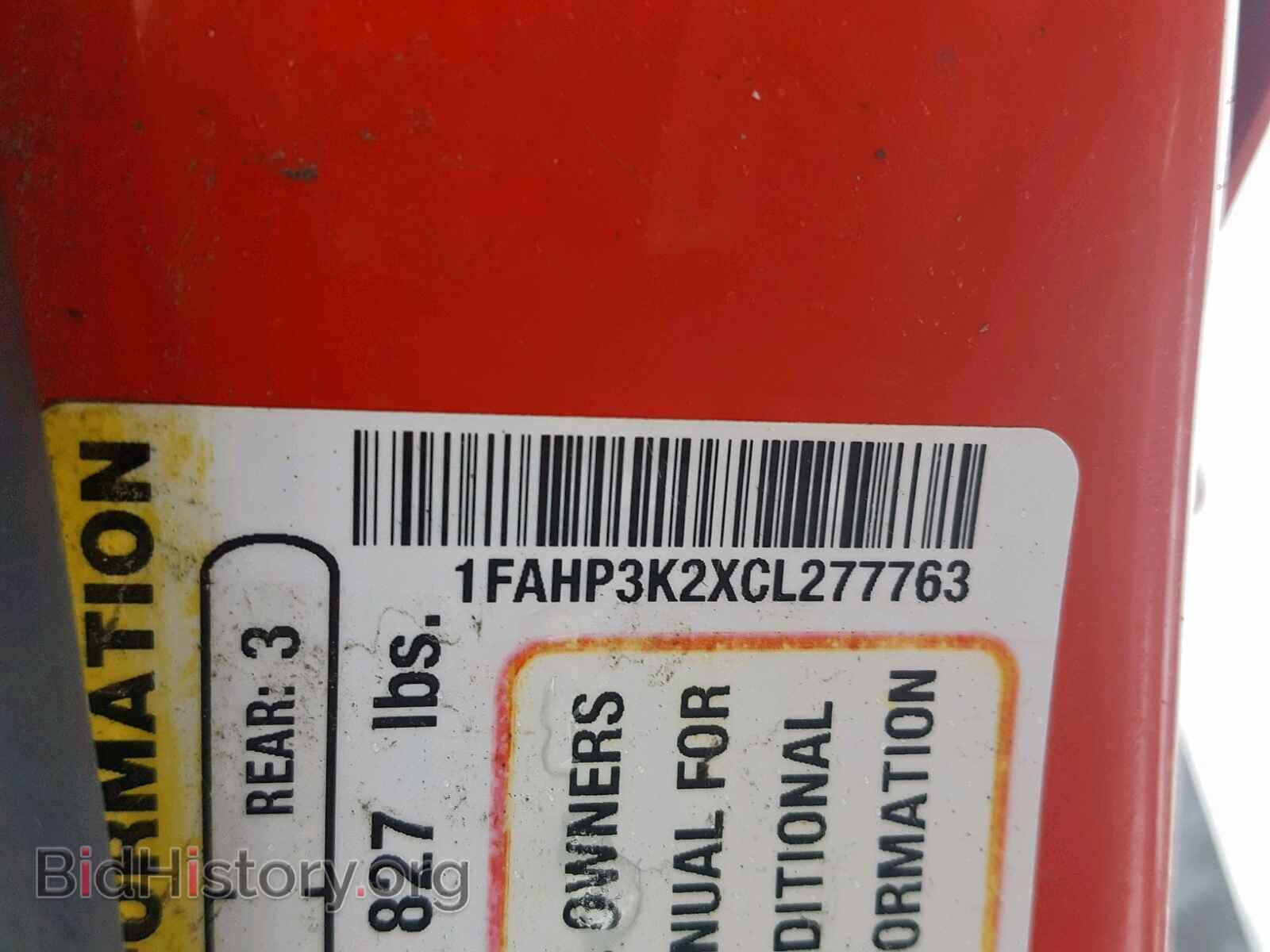 2012 FORD FOCUS SE - VIN: 1FAHP3K2XCL277763 - Фото 10