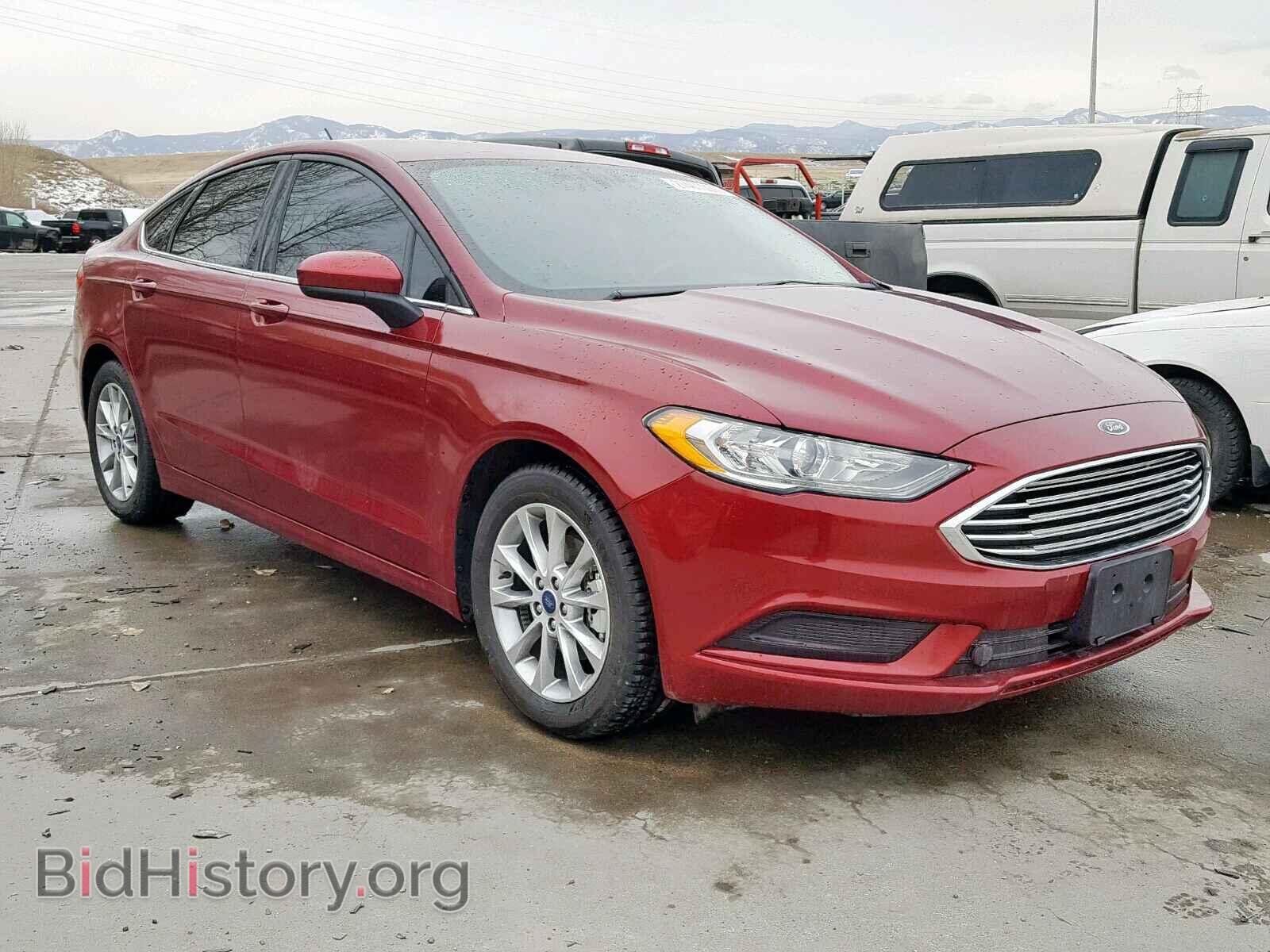Photo 3FA6P0HD9HR398534 - FORD FUSION SE 2017