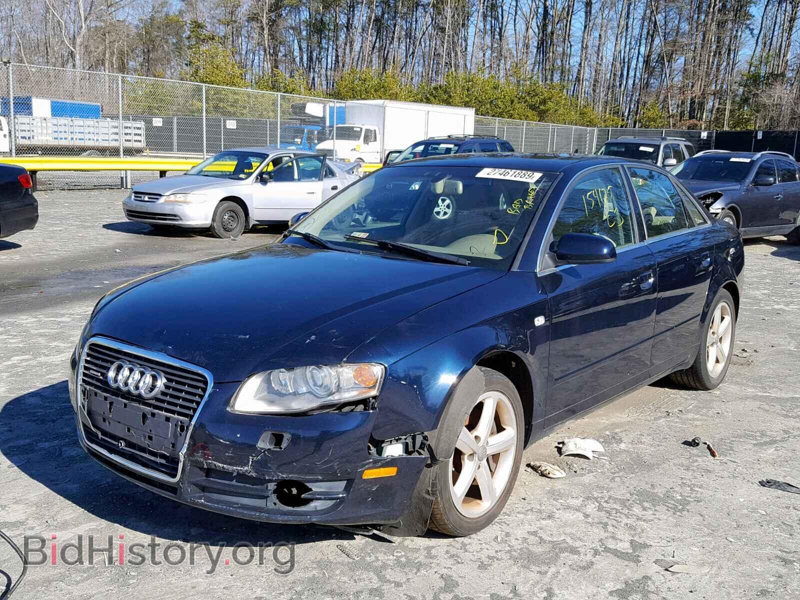 2007 AUDI A4 - VIN: WAUDH78E27A205968 - Photo 2