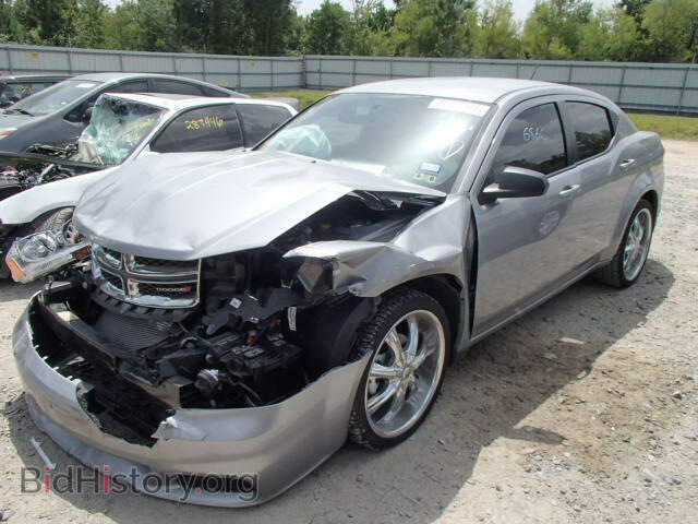 2014 DODGE AVENGER - VIN: 1C3CDZAGXEN182225 - Фото 2