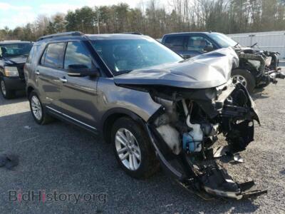 2011 Ford EXPLORER EXPLORER X, gray — VIN 1FMHK7D80BGA82744, Copart
