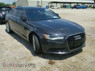2013 Audi A6 A6 Premium, charcoal — VIN WAUDFAFC7DN117068, Copart