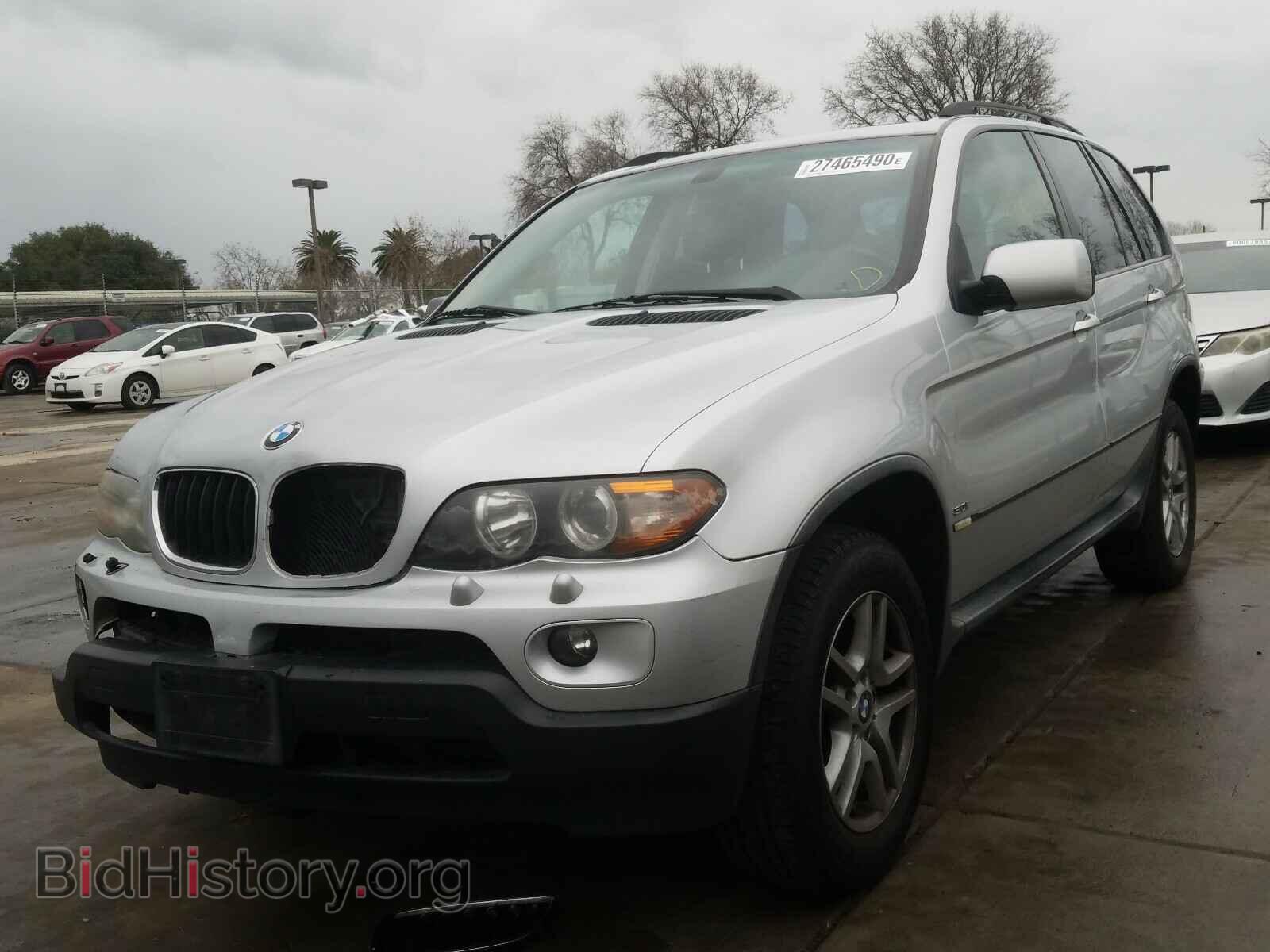 2006 BMW X5 - VIN: 5UXFA13536LY24875 - Фото 2