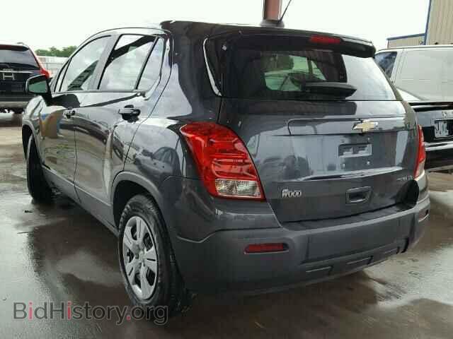2016 CHEVROLET TRAX - VIN: 3GNCJKSB0GL249097 - Фото 3