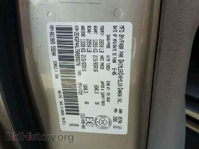 2006 DODGE CARAVAN - VIN: 2D4GP44L76R899270 - Фото 10