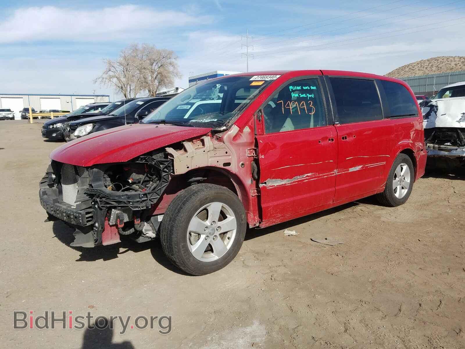 2013 DODGE CARAVAN - VIN: 2C4RDGBG3DR725988 - Фото 2