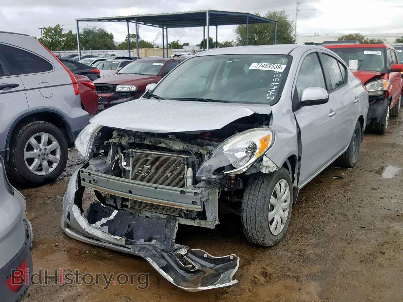 2012 NISSAN VERSA - VIN: 3N1CN7AP5CL888872 - Фото 2