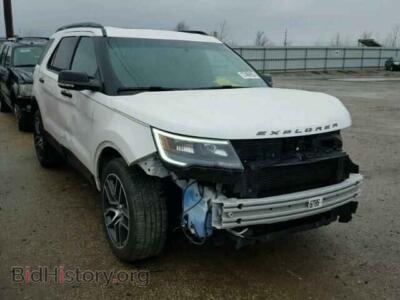 2016 Ford EXPLORER Explorer S, белый — VIN 1FM5K8GT3GGA62049, Copart