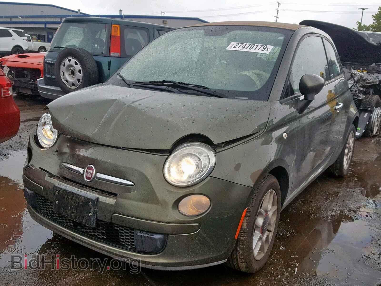 2012 FIAT 500 - VIN: 3C3CFFDR8CT128537 - Фото 2