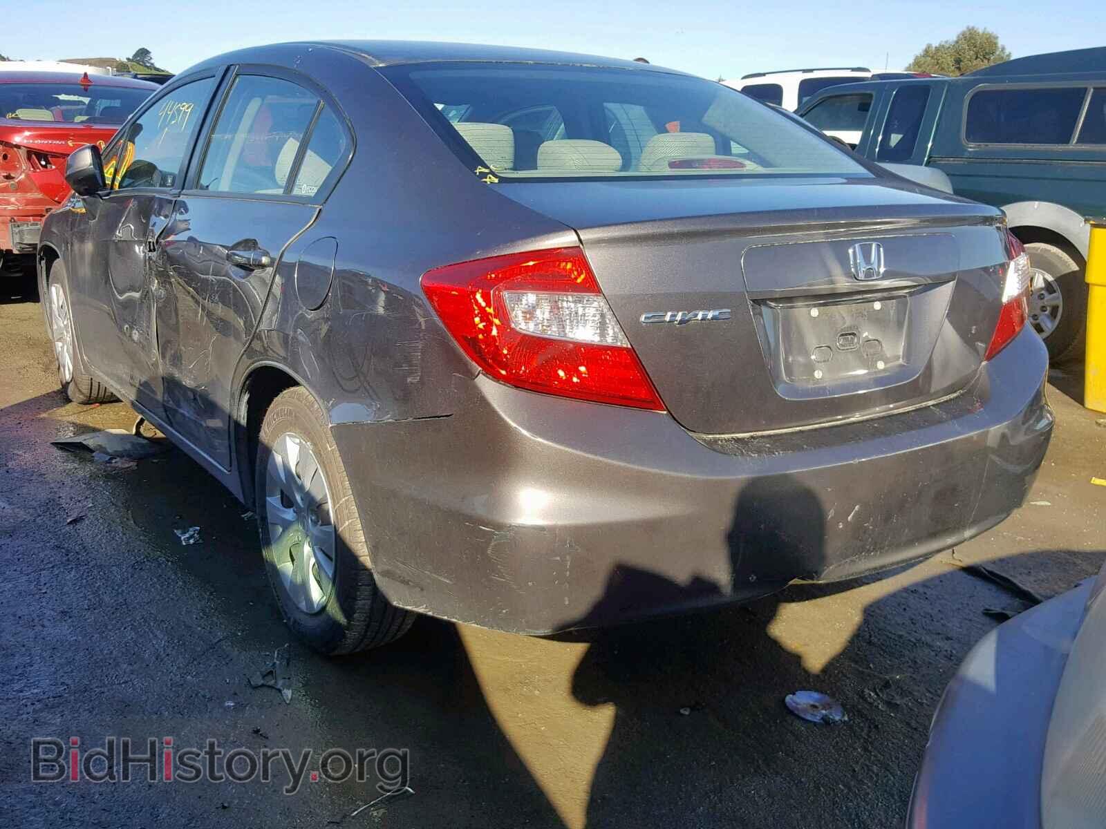 2012 HONDA CIVIC LX - VIN: 19XFB2F54CE300610 - Фото 3