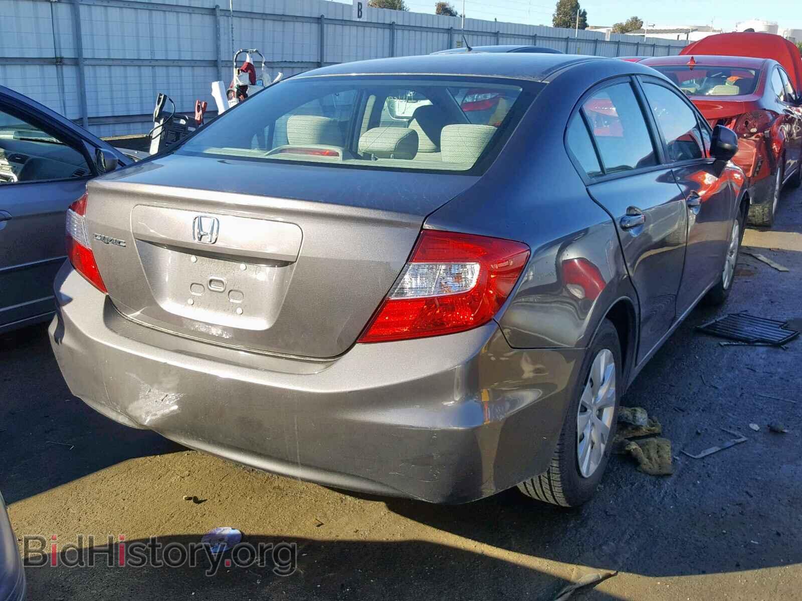 2012 HONDA CIVIC LX - VIN: 19XFB2F54CE300610 - Фото 4