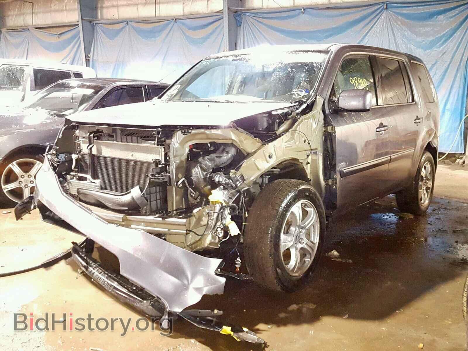 2014 HONDA PILOT EXL - VIN: 5FNYF4H50EB006155 - Фото 2
