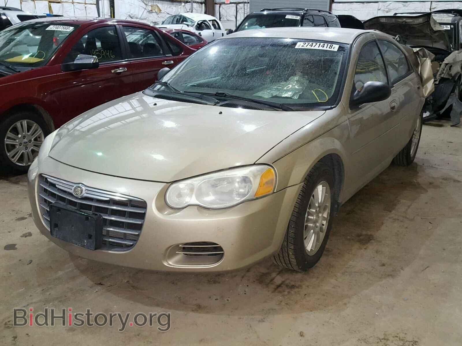2004 CHRYSLER SEBRING - VIN: 1C3EL46X14N318781 - Фото 2