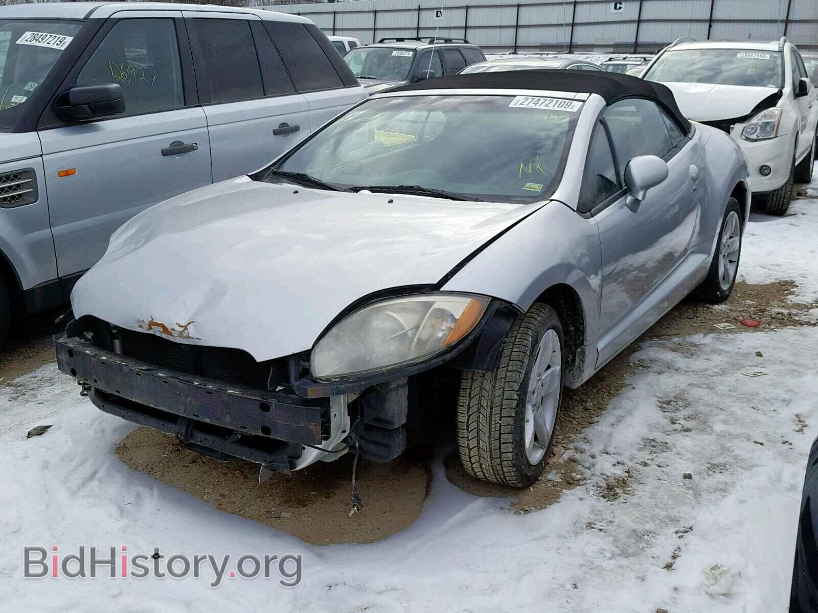 2007 MITSUBISHI ECLIPSE - VIN: 4A3AL25F87E001511 - Фото 2
