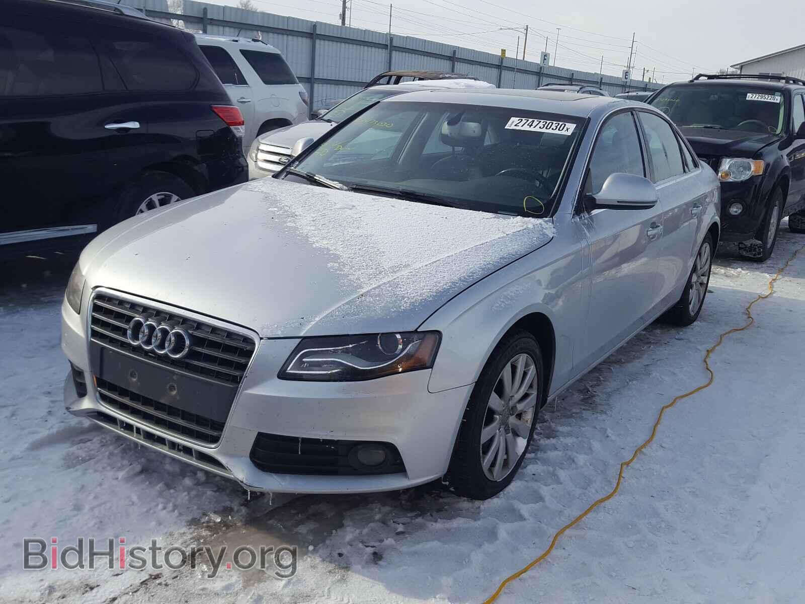 2009 AUDI A4 - VIN: WAUSF78KX9N037639 - Фото 2