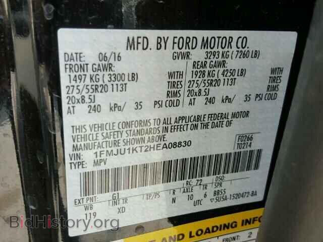 2017 FORD EXPEDITION - VIN: 1FMJU1KT2HEA08830 - Photo 10