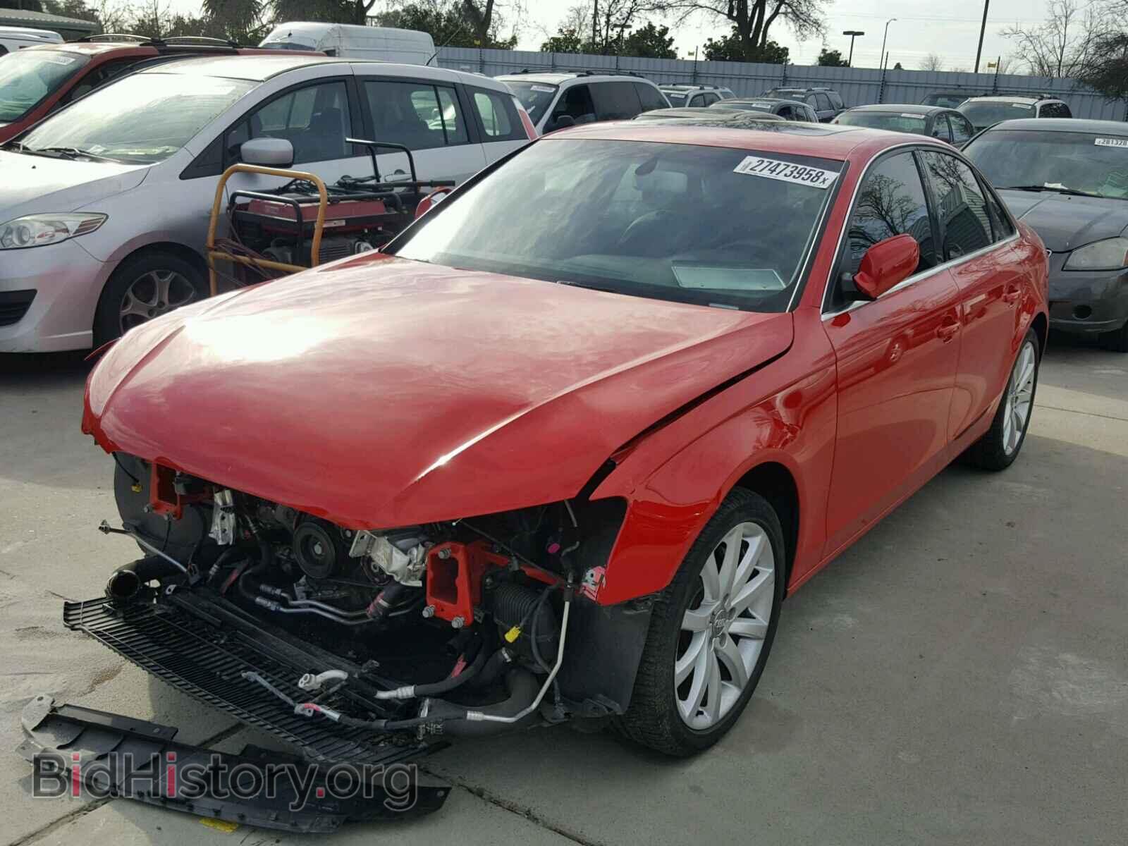 2013 AUDI A4 - VIN: WAUAFAFL7DN017992 - Photo 2
