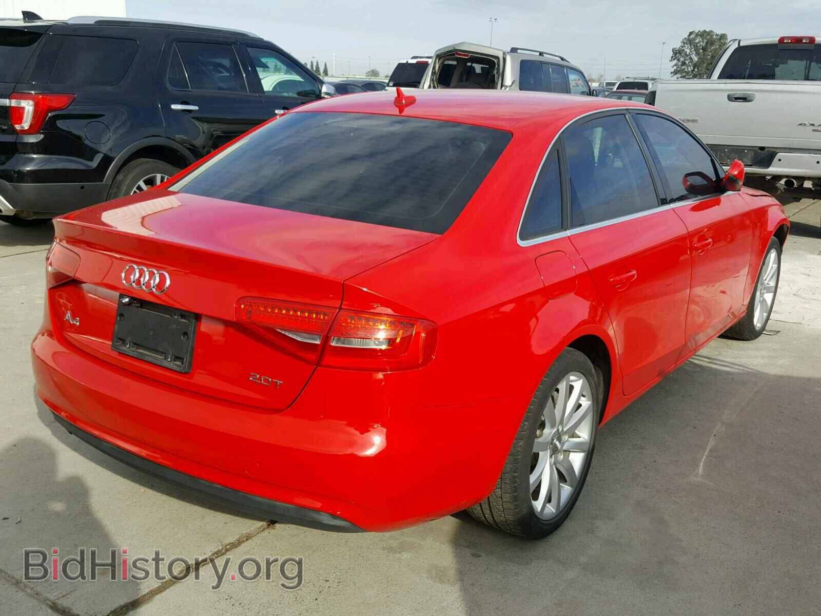 2013 AUDI A4 - VIN: WAUAFAFL7DN017992 - Photo 4