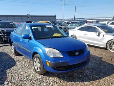 2008 Kia RIO BASE, синий — VIN KNADE123X86367493, Copart