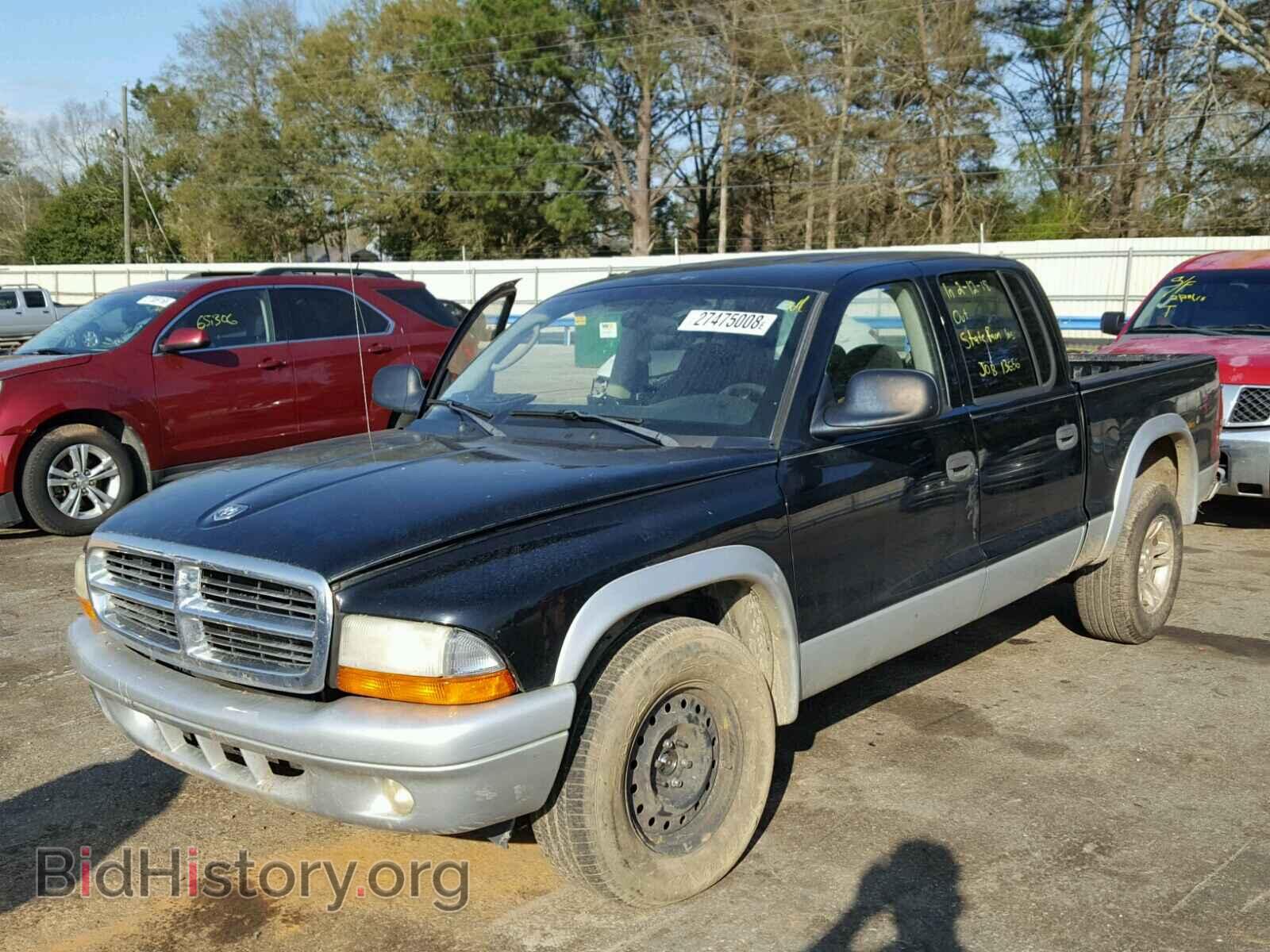 2004 DODGE DAKOTA - VIN: 1D7HL48K64S649227 - Фото 2