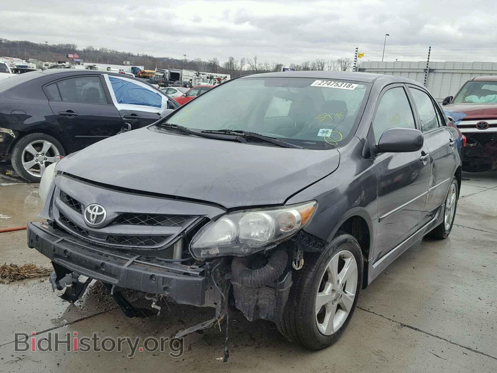 2011 TOYOTA COROLLA BA - VIN: 2T1BU4EE5BC537870 - Фото 2