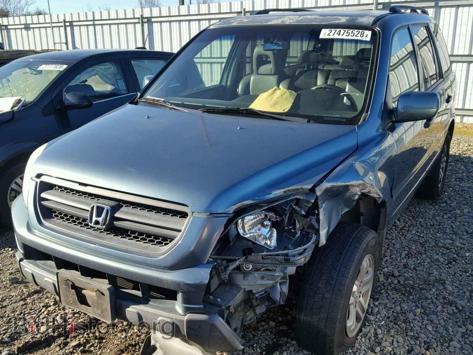 2005 HONDA PILOT - VIN: 2HKYF18515H554021 - Фото 2