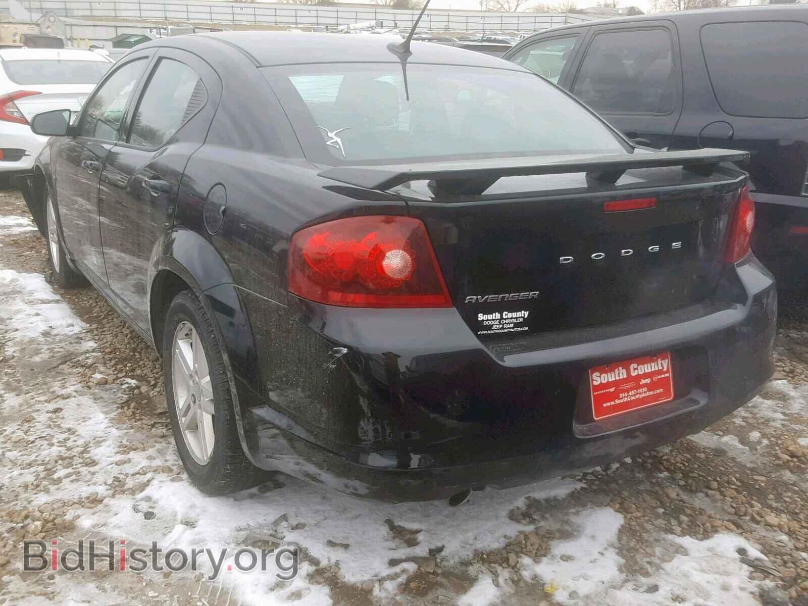 2014 DODGE AVENGER - VIN: 1C3CDZAG5EN235736 - Фото 3