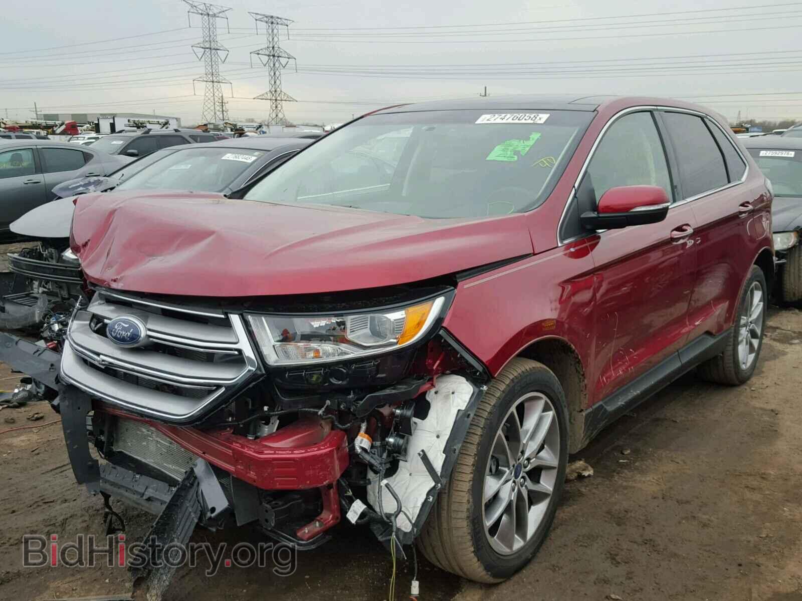 2017 FORD EDGE - VIN: 2FMPK4K85HBB72341 - Фото 2