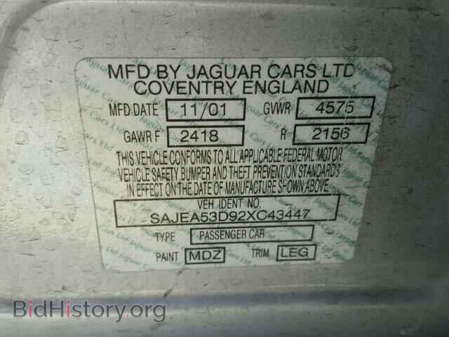 2002 JAGUAR X-TYPE - VIN: SAJEA53D92XC43447 - Photo 10