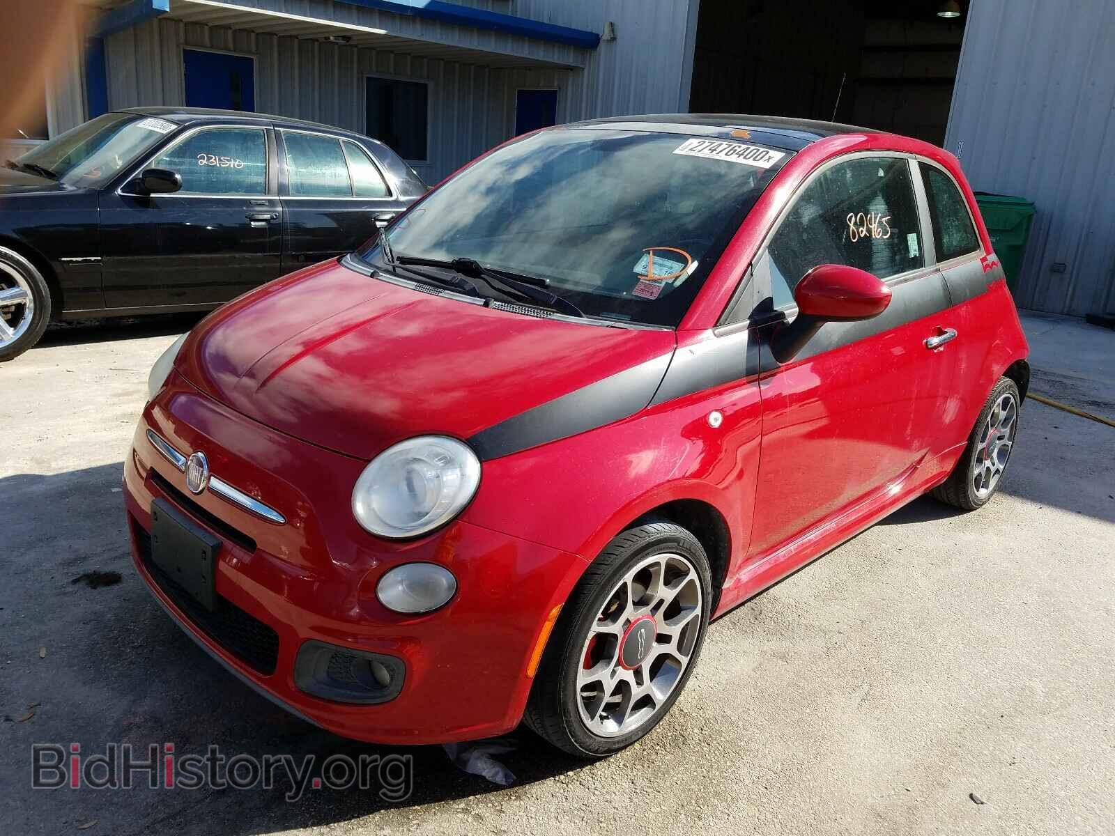 2012 FIAT 500 - VIN: 3C3CFFBR8CT123700 - Фото 2
