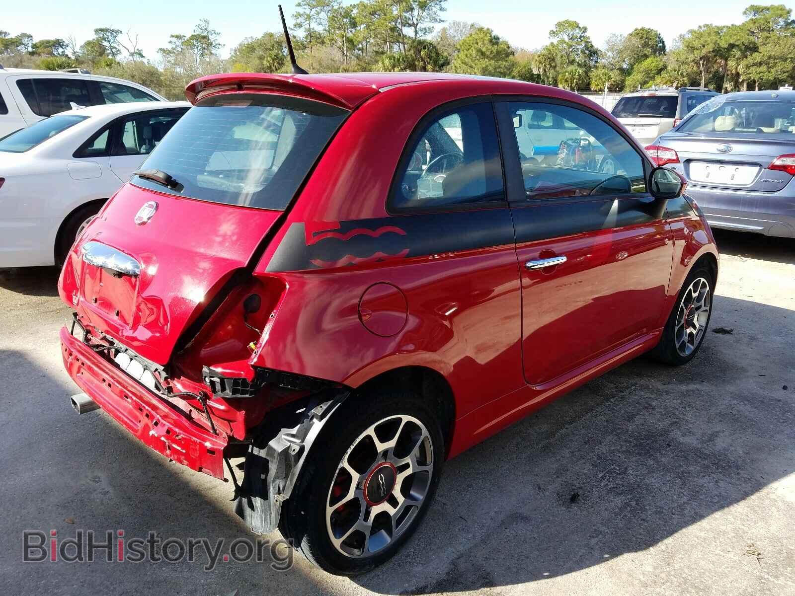 2012 FIAT 500 - VIN: 3C3CFFBR8CT123700 - Фото 4