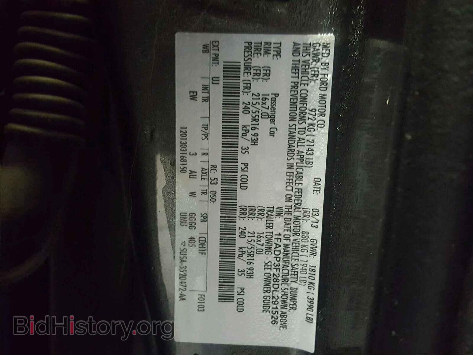 2013 FORD FOCUS - VIN: 1FADP3F28DL291526 - Photo 10