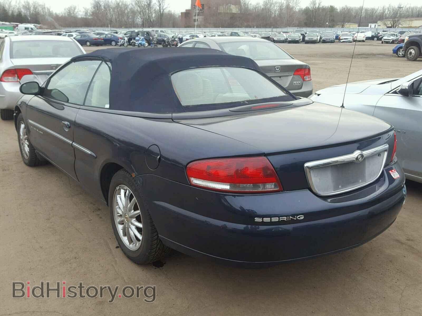 2001 CHRYSLER SEBRING - VIN: 1C3EL65U41N501753 - Фото 3