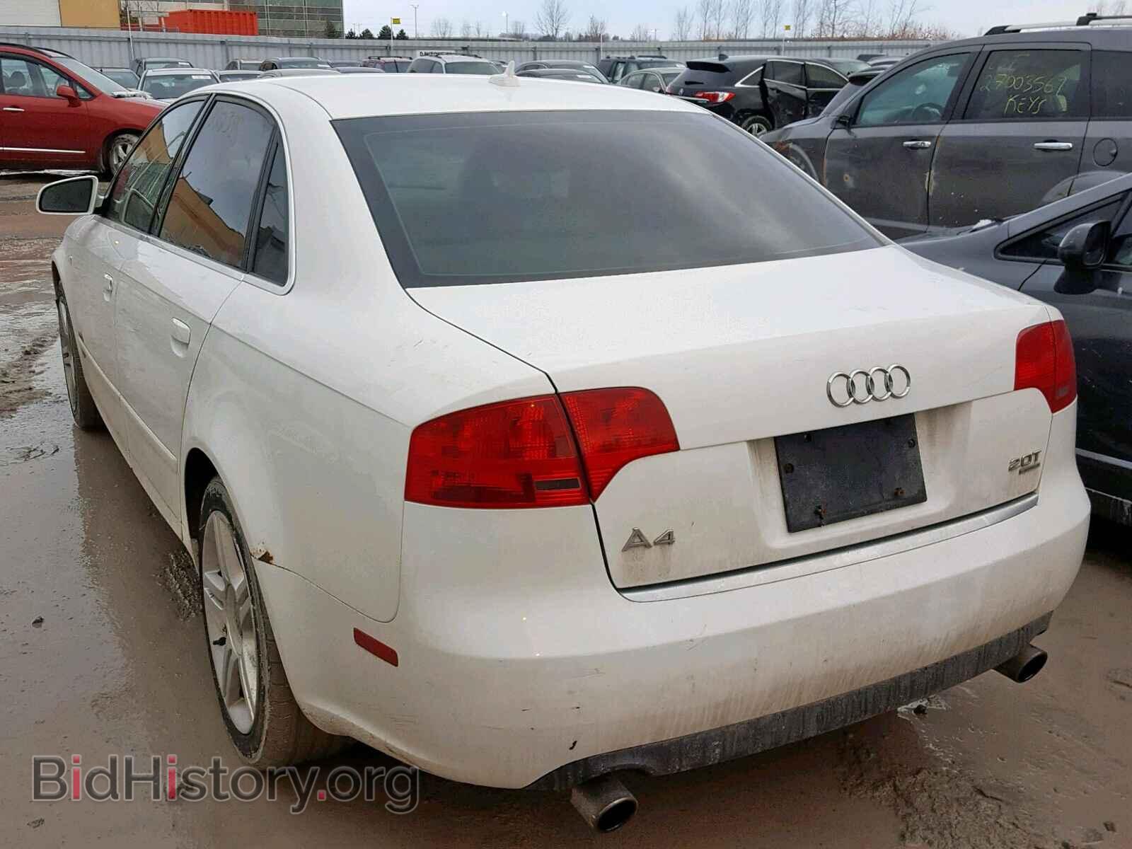 2007 AUDI A4 - VIN: WAUDF78E47A148520 - Фото 3
