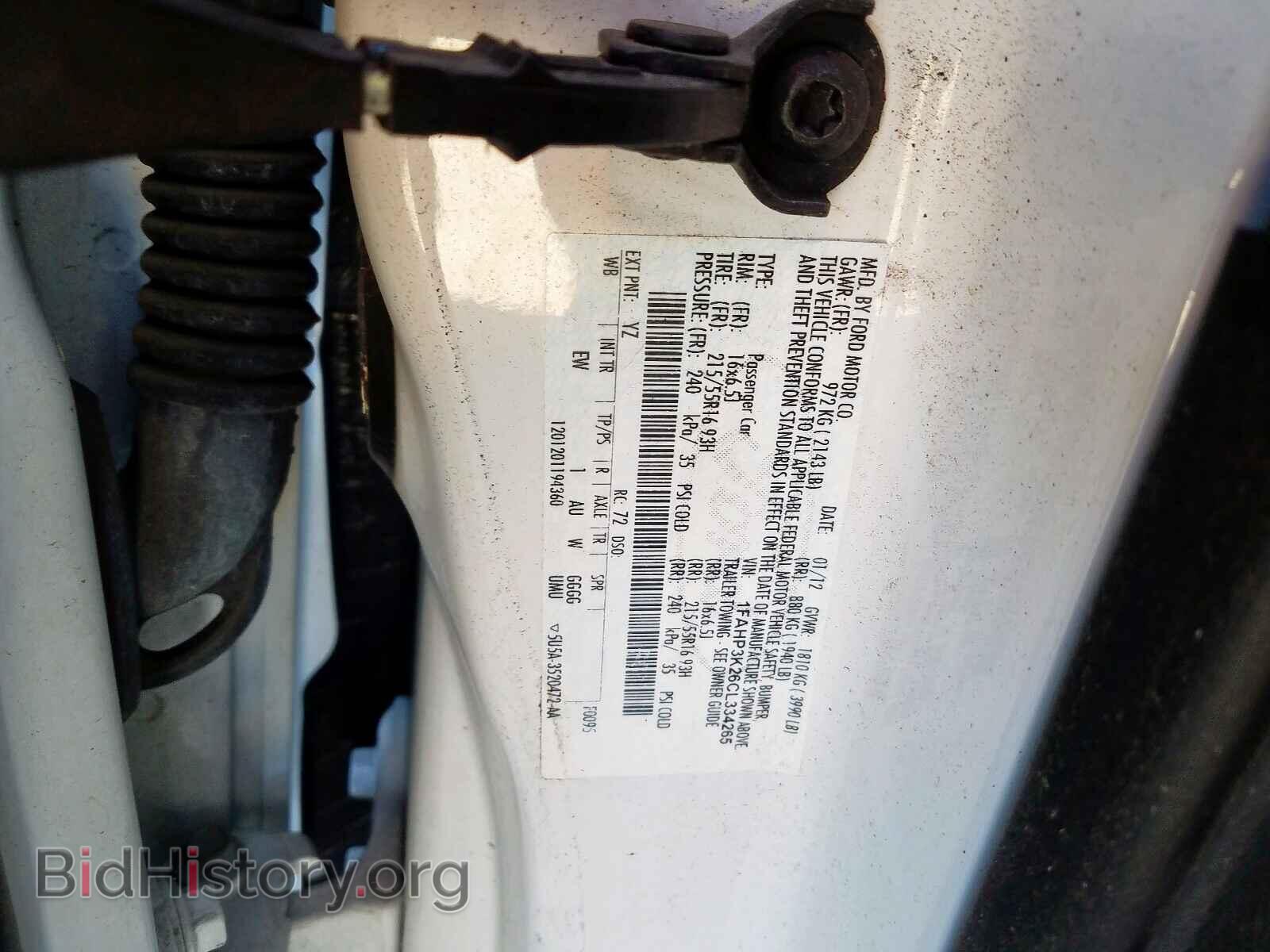 2012 FORD FOCUS SE - VIN: 1FAHP3K26CL334265 - Фото 10