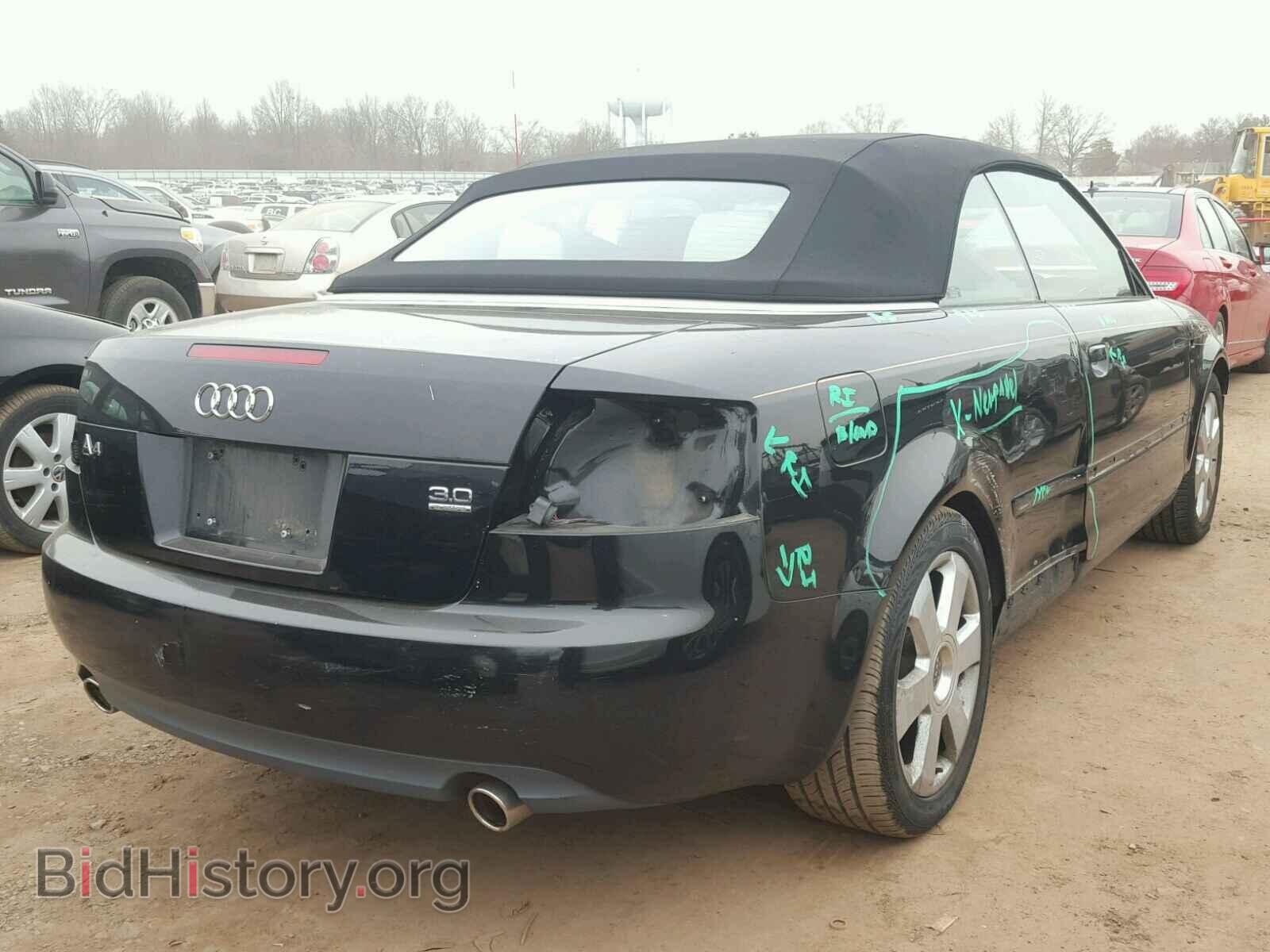 2006 AUDI A4 - VIN: WAUDT48H76K004714 - Фото 4