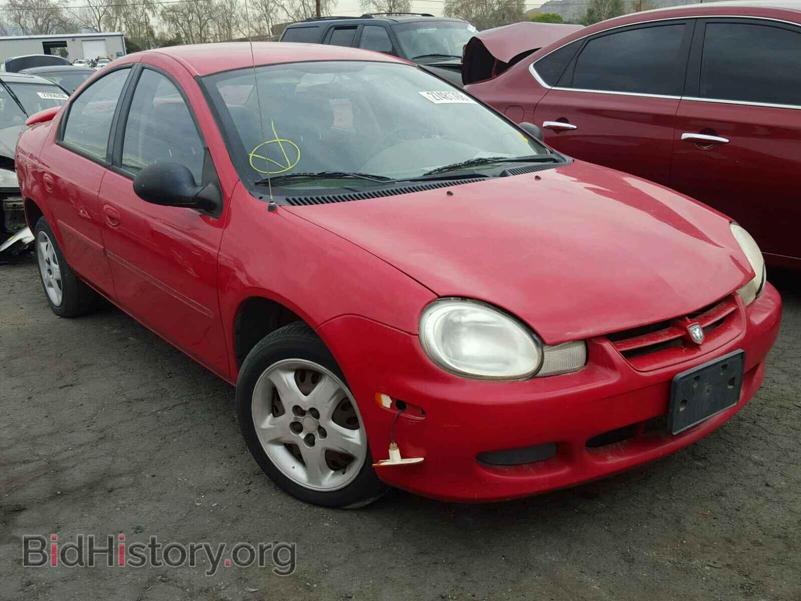 Фотография 1B3AS46C02D607374 - DODGE NEON 2002