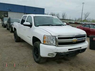2010 Chevrolet SILVERADO, white — VIN 3GCRKTE36AG197419, Copart