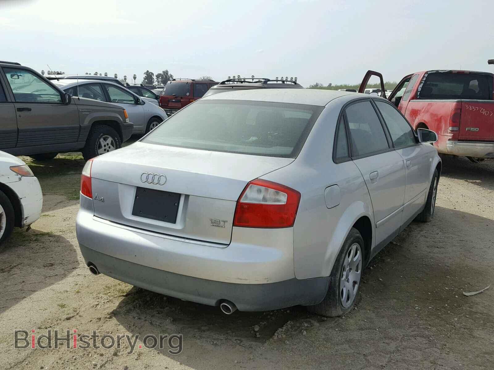 2002 AUDI A4 - VIN: WAULC68E02A230042 - Фото 2