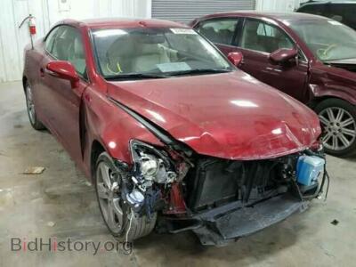 2010 Lexus IS350, red — VIN JTHFE2C21A2500564, Copart