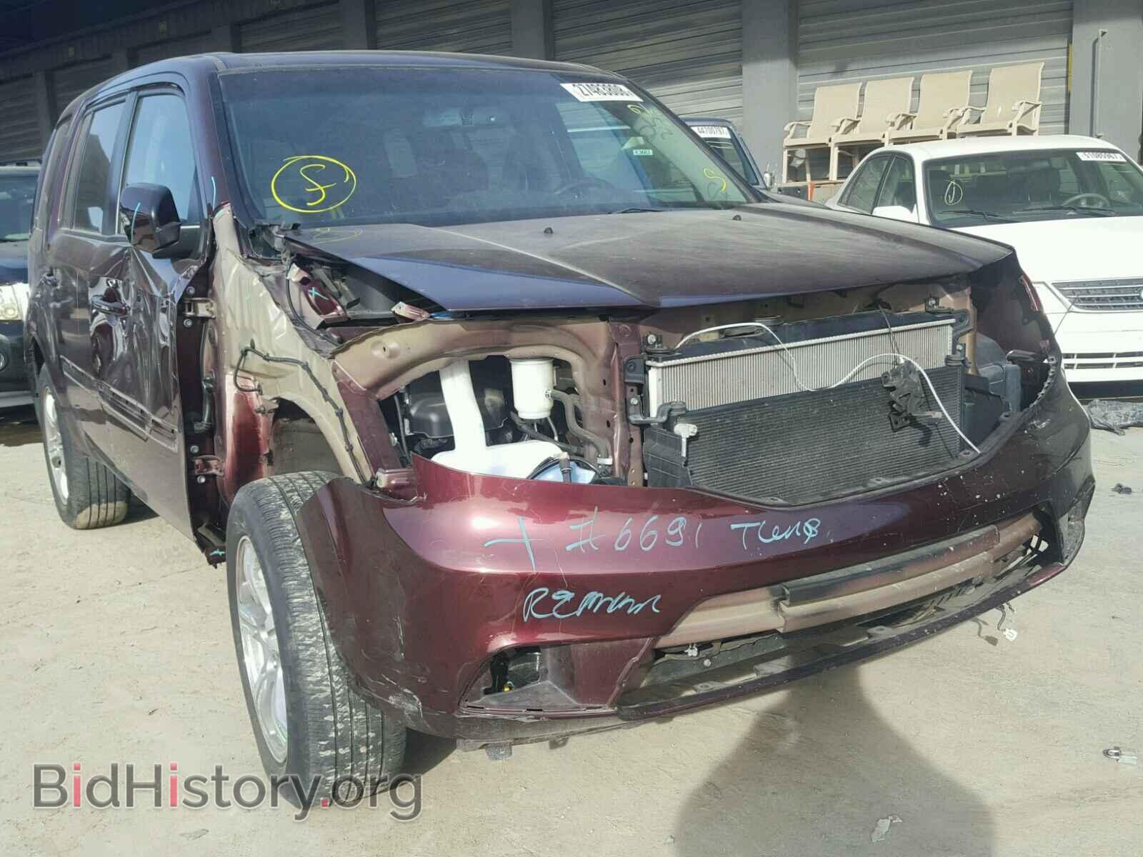 Фотография 5FNYF3H56DB044787 - HONDA PILOT 2013