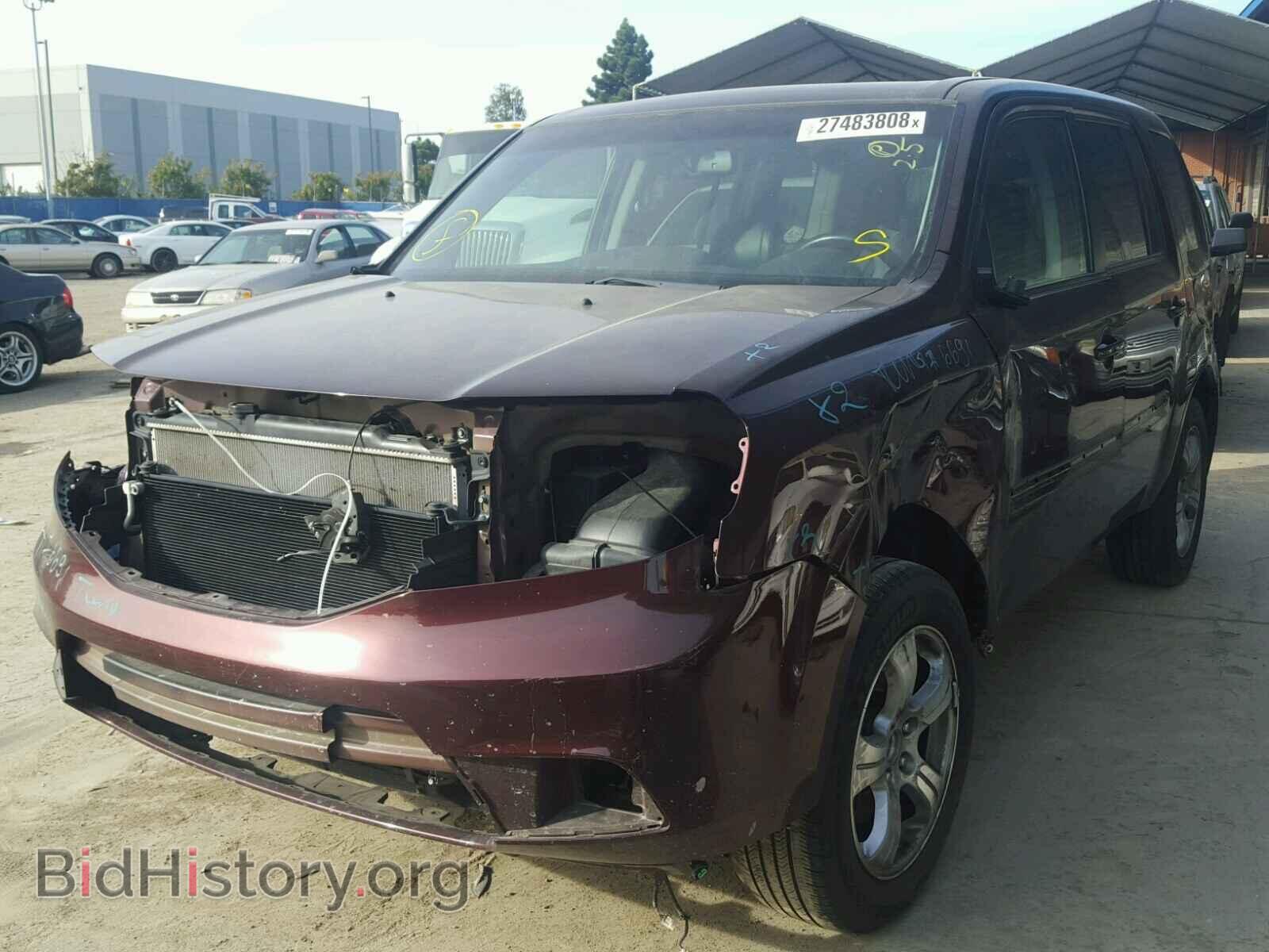 2013 HONDA PILOT - VIN: 5FNYF3H56DB044787 - Фото 2