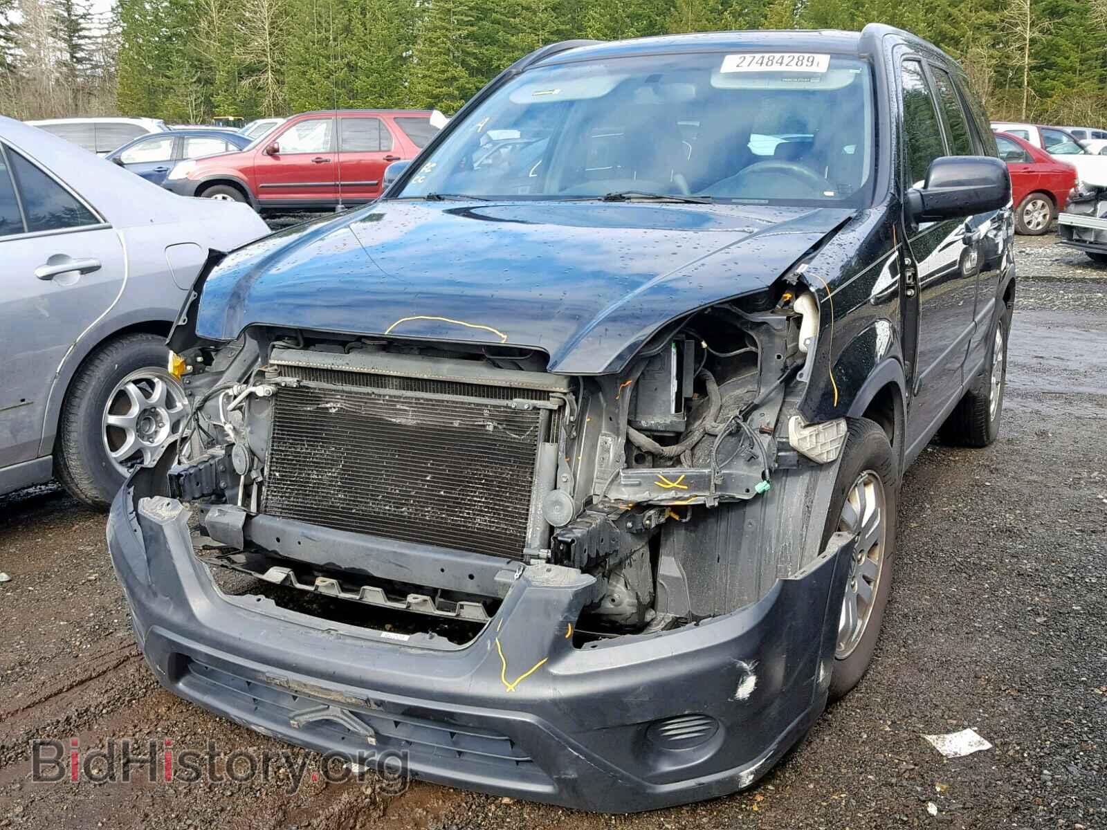 2005 HONDA CR-V EX - VIN: JHLRD78885C025607 - Фото 2