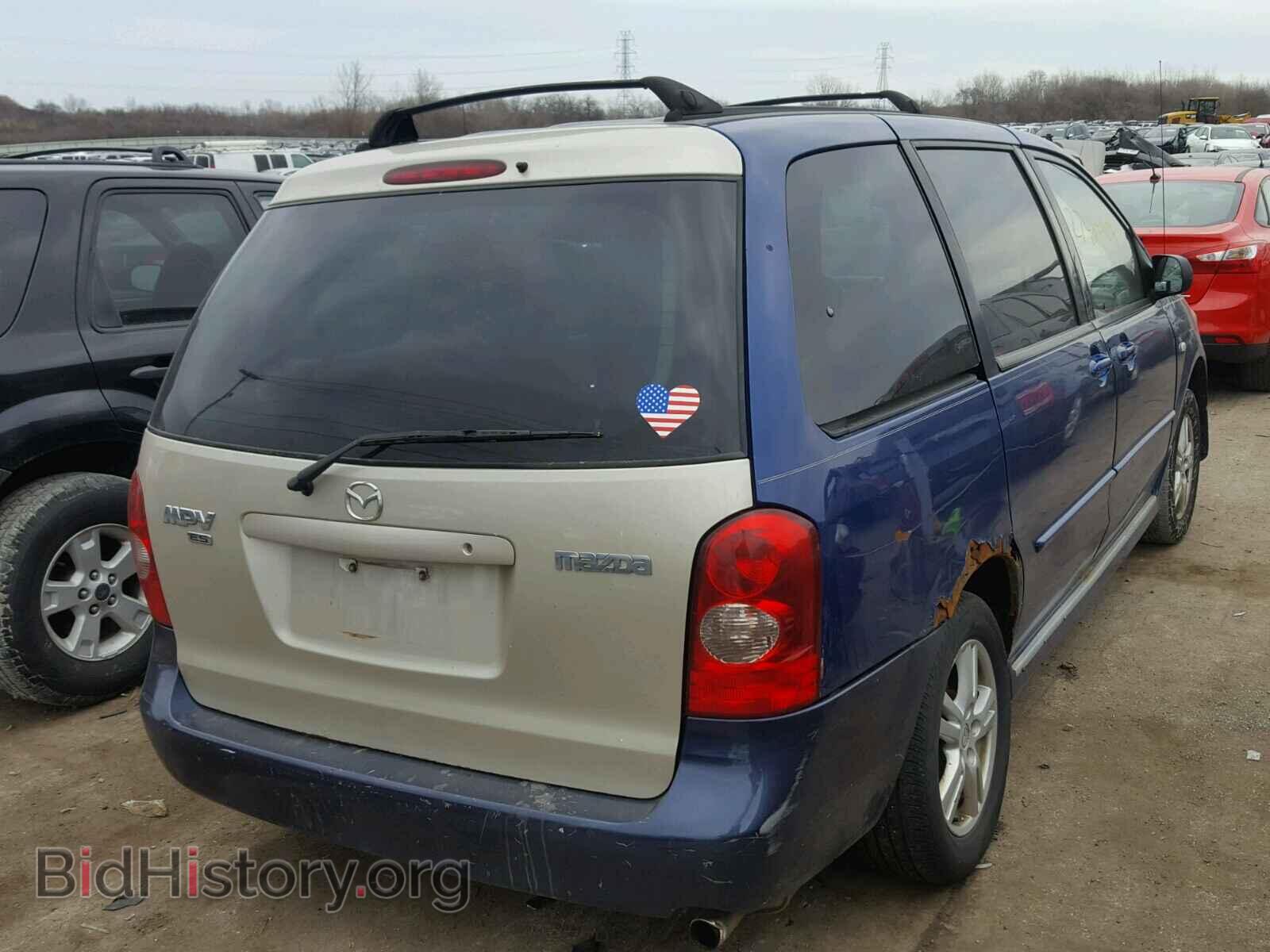 2004 MAZDA MPV - VIN: JM3LW28J340504592 - Фото 4