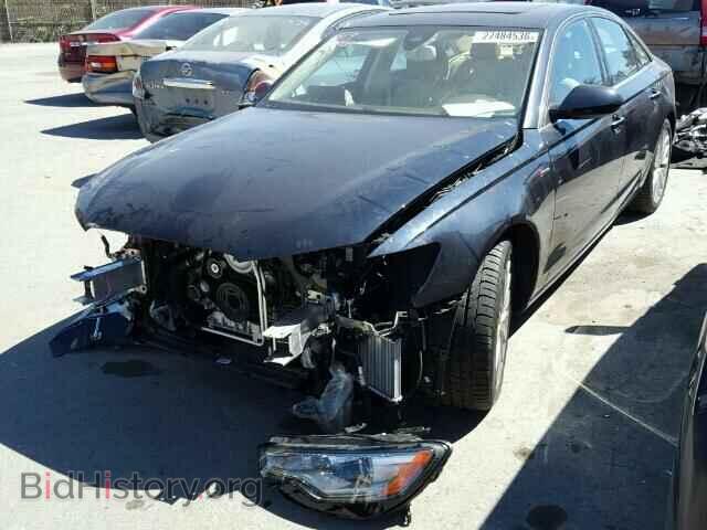 2013 AUDI A6 - VIN: WAUGGAFC1DN134300 - Фото 2