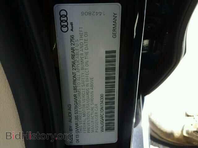 2013 AUDI A6 - VIN: WAUGGAFC1DN134300 - Фото 9