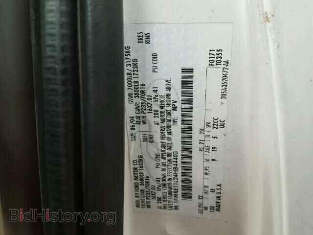 2004 FORD ECONOLINE - VIN: 1FMRE11L24HB44403 - Фото 10