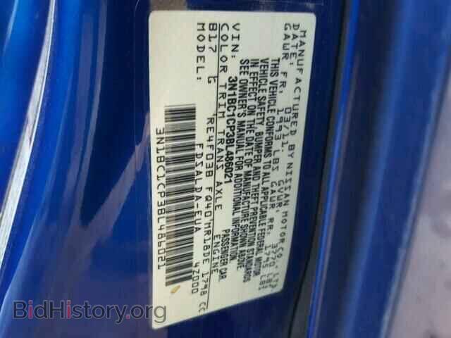 2011 NISSAN VERSA - VIN: 3N1BC1CP3BL486021 - Фото 10